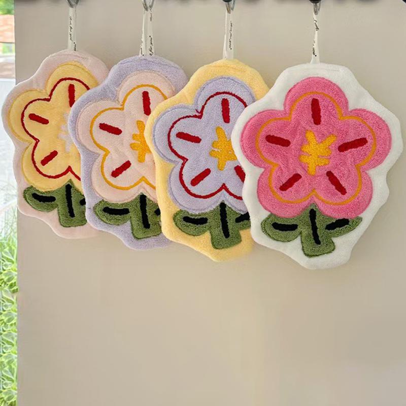 Wall Hanging Cute Hand Towel Kitchen Bathroom Small Towel Bathroom Absorbent And Odorless Quick Drying Hand Towel Home Decor