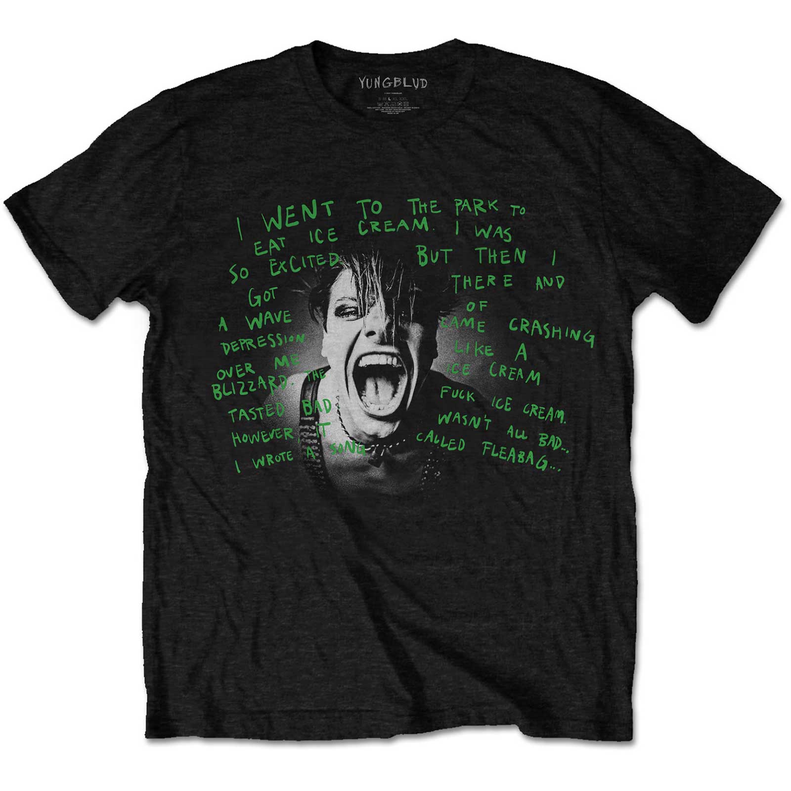 Yungblud TShirt Lyric Photo OFFICIAL NEW XL