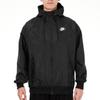 Nike Embroidered Logo Sportswear Woven Hooded Jacket Men Outerwear Black DM7924-010