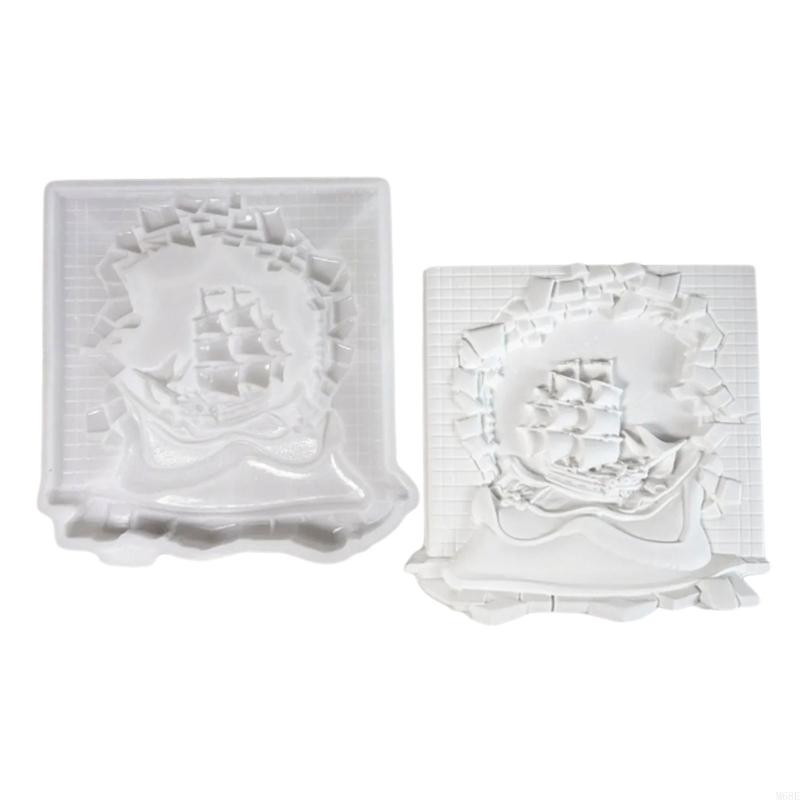 

Decorsative Crafts Molds Wall Decors Resin Mold,Broken Wall Sailboats Resin Mold Silicone for Diys Home Decors,Wall Art M68E China Mainland
