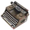 Model Mașină de Scris Retro Reducere Stres Fier Mașină de Scris Vintage Decorațiune Casă Maro M