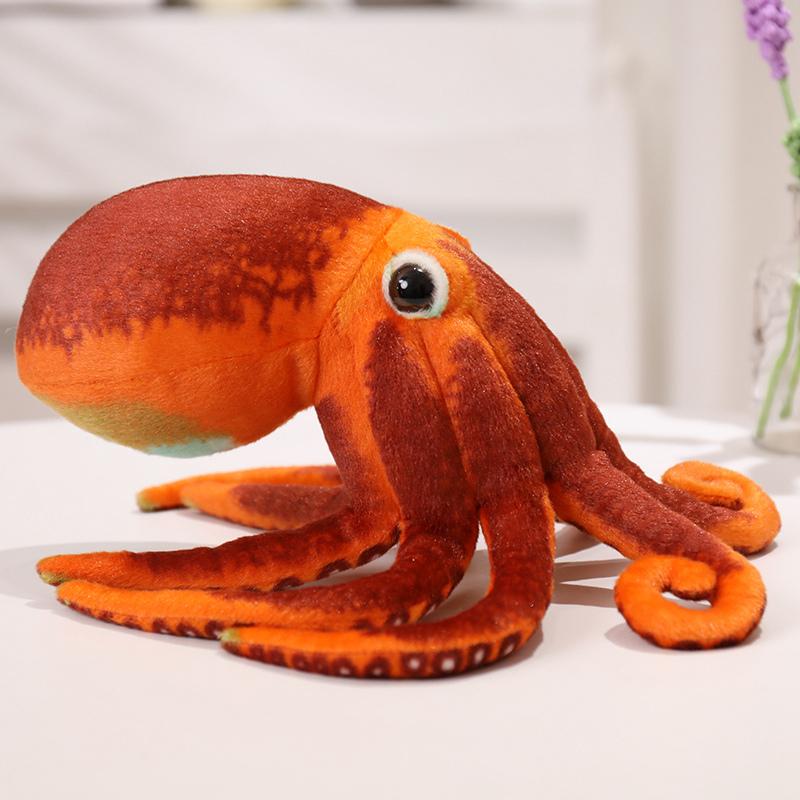 Schattig Levensechte Octopus Pluche Speelgoed Zacht Gevuld Zee Dieren Speelgoed Simulatie Octopus Pluche Speeltje Cadeau Voor Kinderen