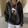 Women's Fashion Casual Christmas Angel Print Pullover Long-Sleeve Sweatshirt