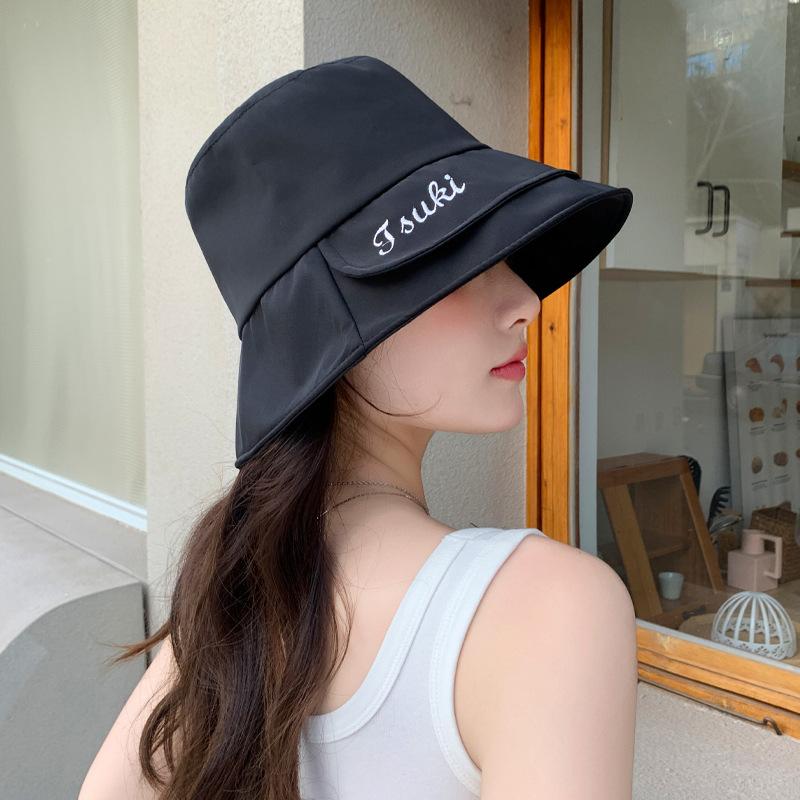 Spring Hat Women's Versatile Design Bucket Hat Sunscreen Sun Hat Summer Sun Hat Show Washbasin Hat