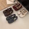Fairy Foreign Style Fluffy Shoes Female Winter Wear French Evening Temperament Women Velvet Mary Jane Single Shoes Flat Cotton Shoes