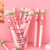 1 Pieces Stationery Gel Pen School Office Supplies Cute Kawaii Creative Strawberry Lovely Pretty Rabbit Funny Pens