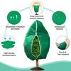 Plant Cold Proof Cover Freeze Protection Cover with Zipper Drawstring Breathable Frost Blanket for Outdoor Winter Shrubs Trees Potted Plants