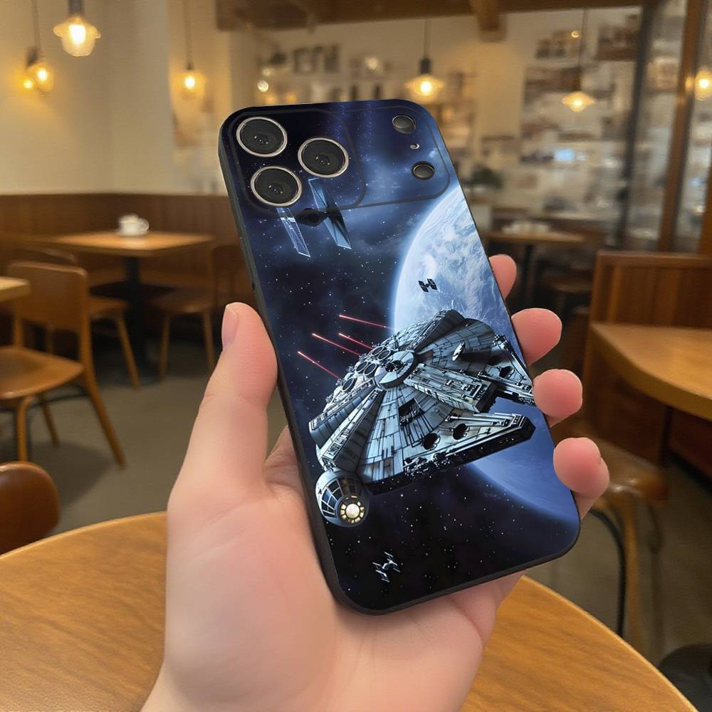 Art Star T-Trek S-Ships Phone Case For iPhone 17,16,15,14,13,12,11,Pro,XS,Max,XR,Plus,E,SE4,Mini Black Soft Cover