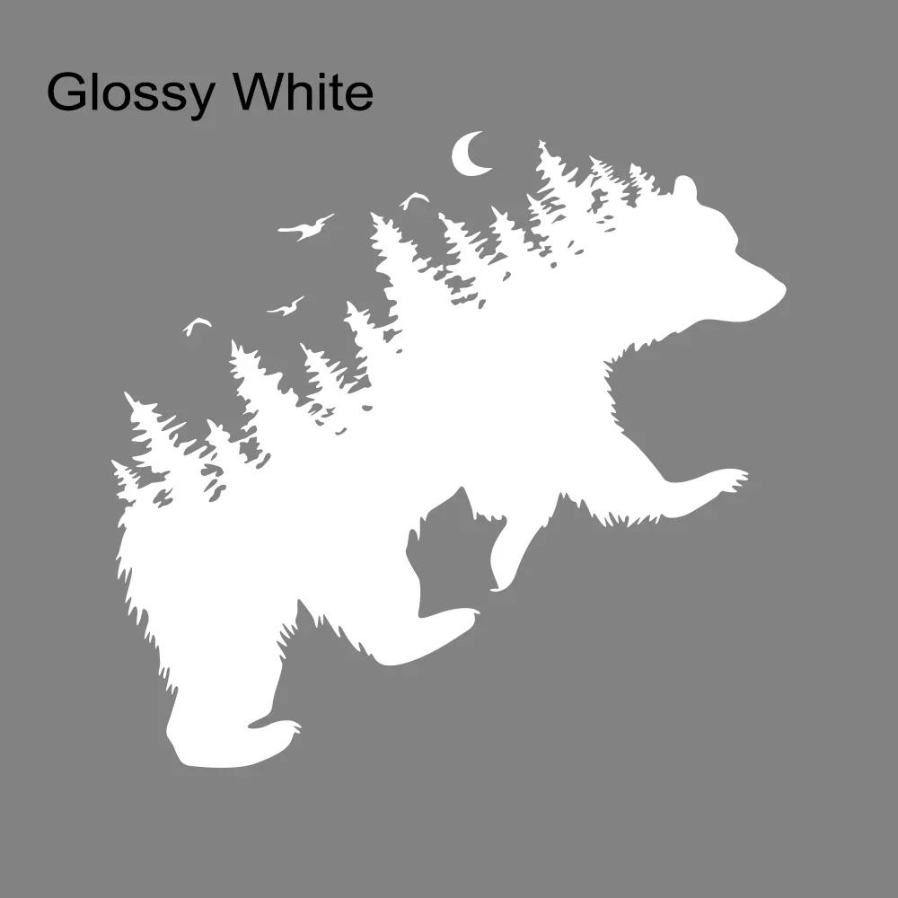 Bear Nature Forest RV Vinyl Decal Car Body Sticker Motorhome Caravan Van Camper Personalized Auto Decoration Decal Accessories