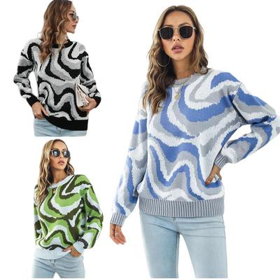 Herbst Neue Damen Lose Herbst/Winter Langarm Casual Strickwaren