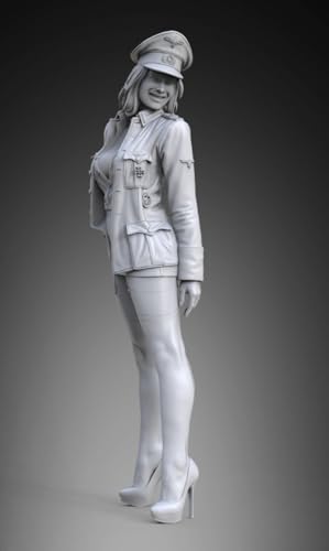 Royal Model 1/35 Military Pin-Up Girl German Officer Unpainted Resin Kit RM873