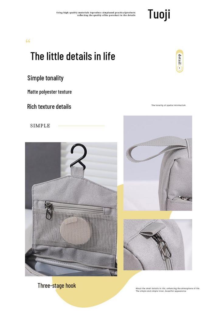 Beilian Portable Hanging Wash Bag & Cosmetic Organizer