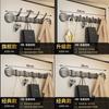Sucker Wall Mount Hook Rack With Strong Adhesive For Bathroom And Home Storage