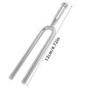 Sound Therapy Tuning Fork Musical Instrument Tuning Fork Stainless Steel Texture for Relaxation and Meditation Practices