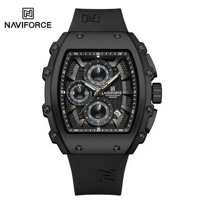 Men's Chronograph Watch Quartz Movement Waterproof Luminous Pointer Sport Fashion Men's Watch NF8070