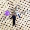 BTS Sada akrylových klíčenek, přívěsky s celotělovými figurkami Bangtan Boys s vinylovým přívěskem a přívěskem lightsticku, Kpop ARMY Fanoušci Sběratelský přívěsek na tašku