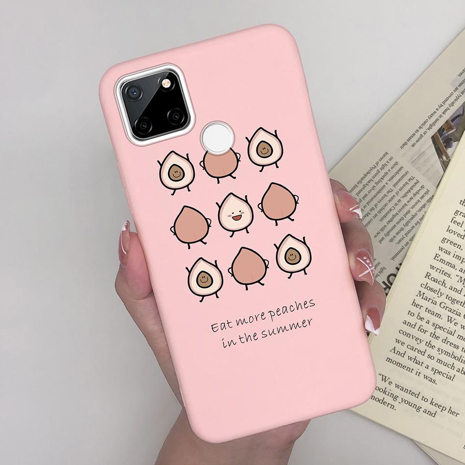For OPPO Realme C25 C25S C25Y Case Cartoon Soft Silicone Matte Shockproof Phone Back Cover For Realme C 25 S Y Capa Funda Coque