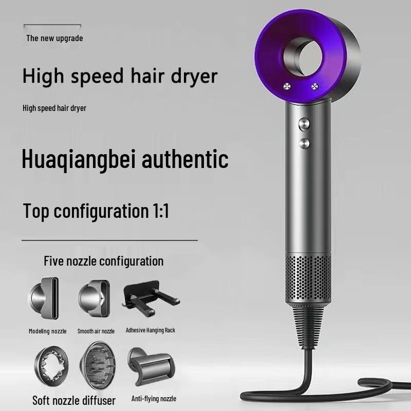 High-Speed Bladeless Hair Dryer with Negative Ion Technology, Comparable To Dyson, Gentle On Hair