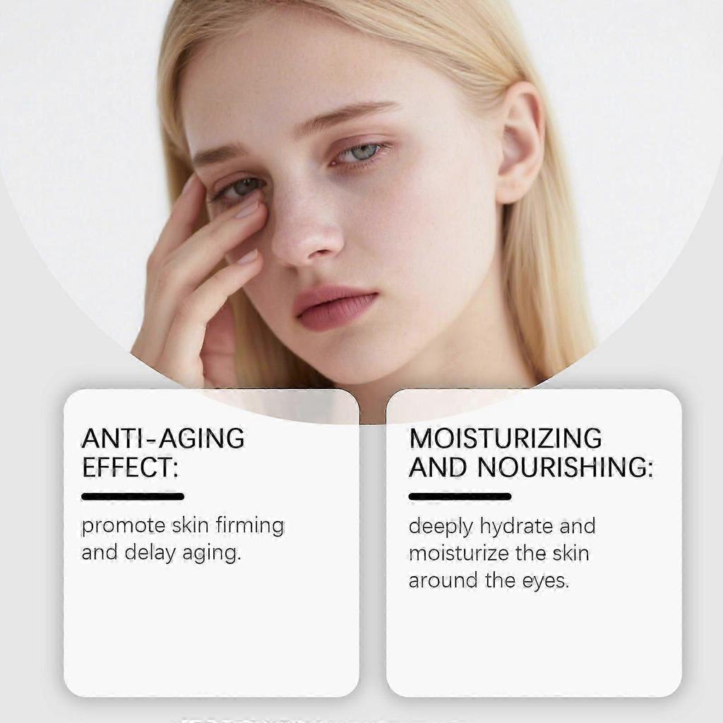 Sofortiger Augenstraffer, Temporäre Augenstraffungscreme, Reduziert Tränensäcke, Dunkle Ringe & Falten, Schwellungen, Strafft die Haut, Anti-Aging Feine Linien Neu