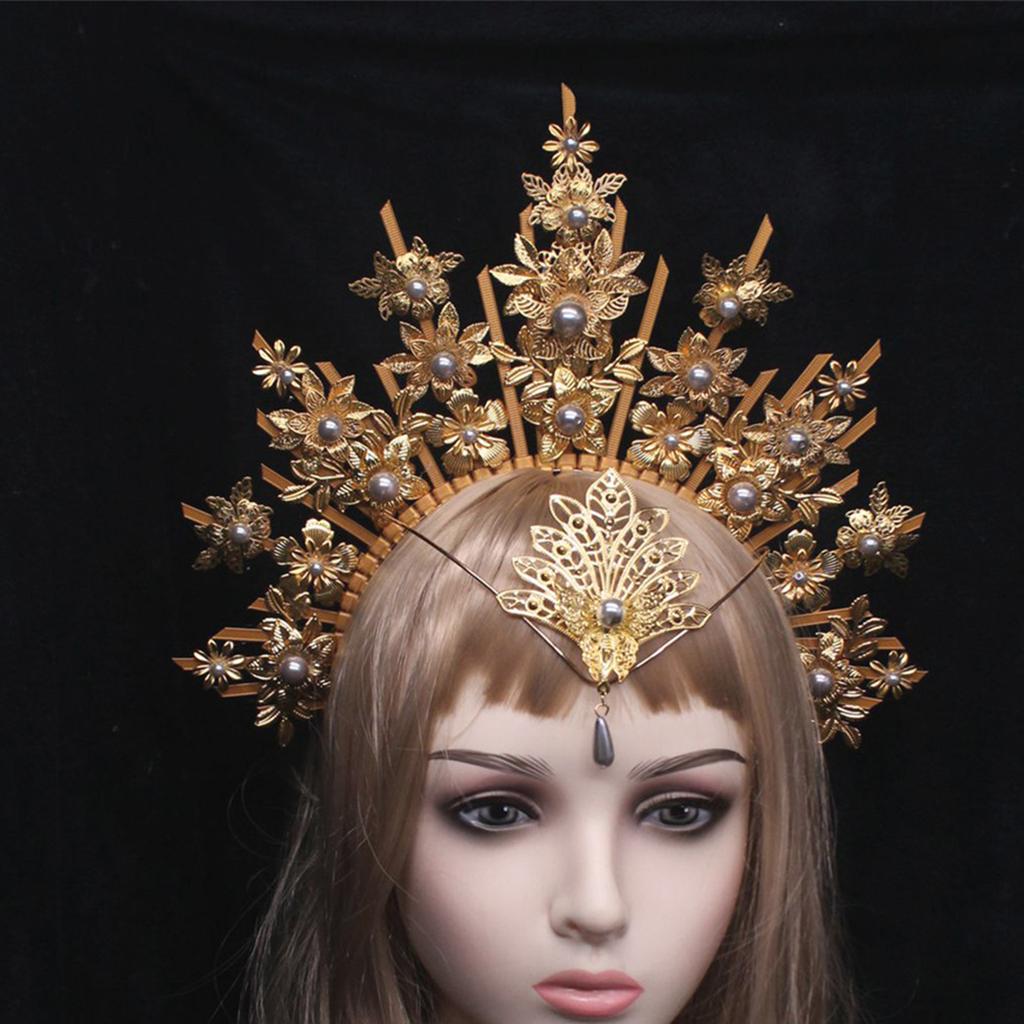 DIY Crown Headband Set Carnivals Party Hair Hoop Festival Headpiece for Adult