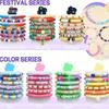 Polymer Clay Bead DIY Bracelet Kit - Beading Materials & Accessories Set