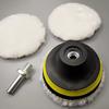 5pcs Imitation Wool Polishing Disc Set Car Beauty Wool Ball 3 Inches/4 Inches/5 Inches Automotive Polishing Accessories