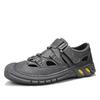 Fashion Outdoor mens summer mesh sandals non slip hiking travel hiking shoes mens Roman shoes beach wading shoes casual sports shoes