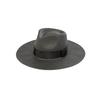 Spring and Summer New Fashion Casual Hand-woven Papyrus Crown Top Big-brimmed Jazz Hat, Webbing Decoration Outdoor Sunshade Straw Hat