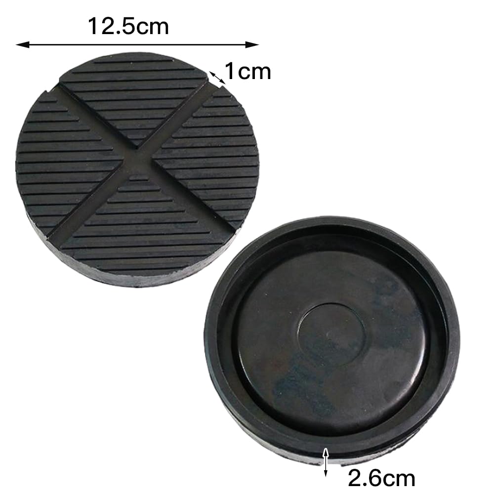 LOYELEY Almohadilla de Gato 12.5*2.6cm Almohadilla de Goma para Gato Súper Resistente Adaptador para Levantar Gato Accesorio Universal para Gato