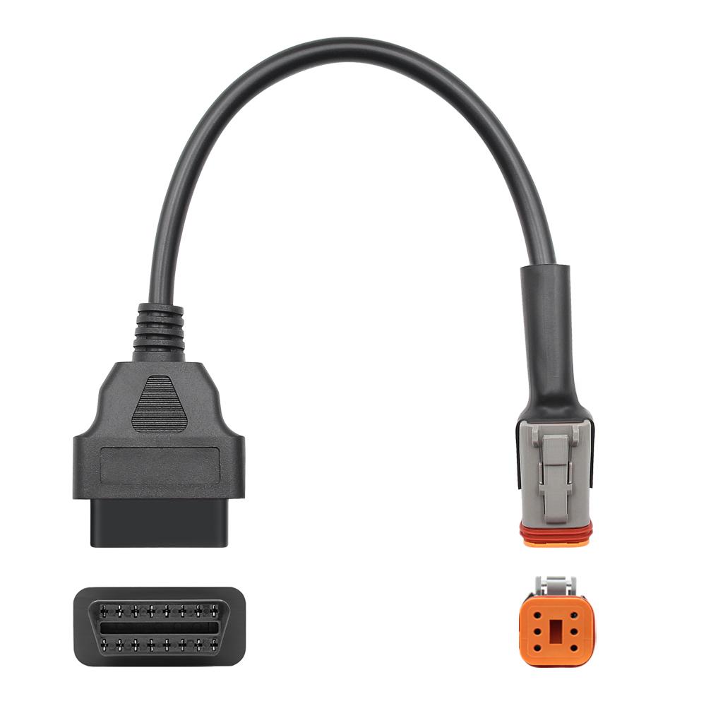 Motorrad OBD 16pin Auf 3 Pin für KYMCO Diagnose Adapter Kabel Stecker für Ducati/Harley Auto Kabel OBDII stecker