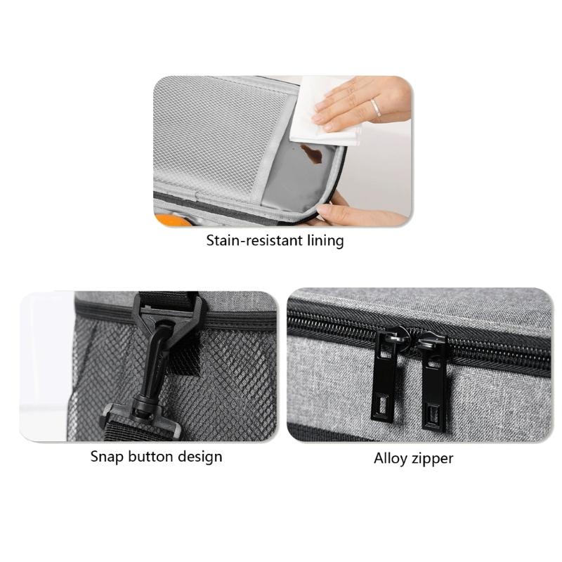Sturdy Waterproof Picnic Coolers Bag Thermal Insulation Lunch Organizers for Outdoor Activities