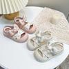 Fashion Kid Shoe Girl Soft Soles Casual Shoe Fashionable Princess Shoes New Antiskid Beach Shoes Bow Shaped Girl Sandals Sandálias