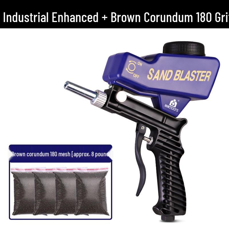 Tianfeng Handheld Pneumatic Sandblasting Gun - Rust Remover & Metal Refurbisher