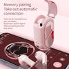 Stereo Bass Rotatable Bluetooth Earphones Couple Earphone Heart Shape Headphones  Listen To Music