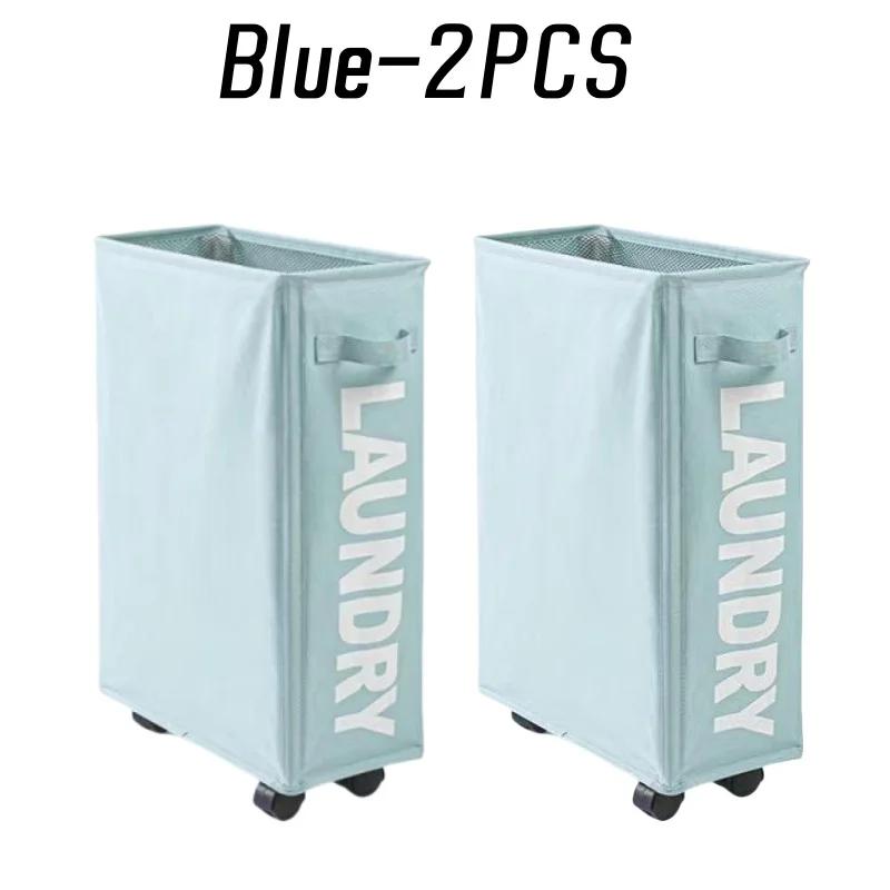 Foldable Laundry Basket Dirty Clothes Basket Clothes Organizer Yoga Storage Basket Home Assortment Box with Wheel Laundry Basket