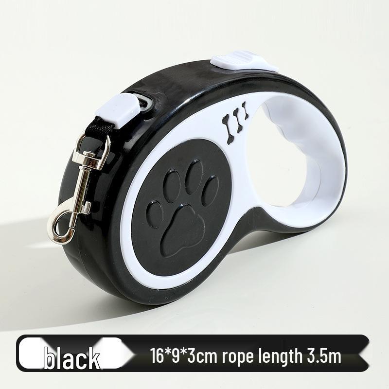 Explosion-Proof Retractable Medium Dog Leash with Elastic Band - New Pet Walking Accessory