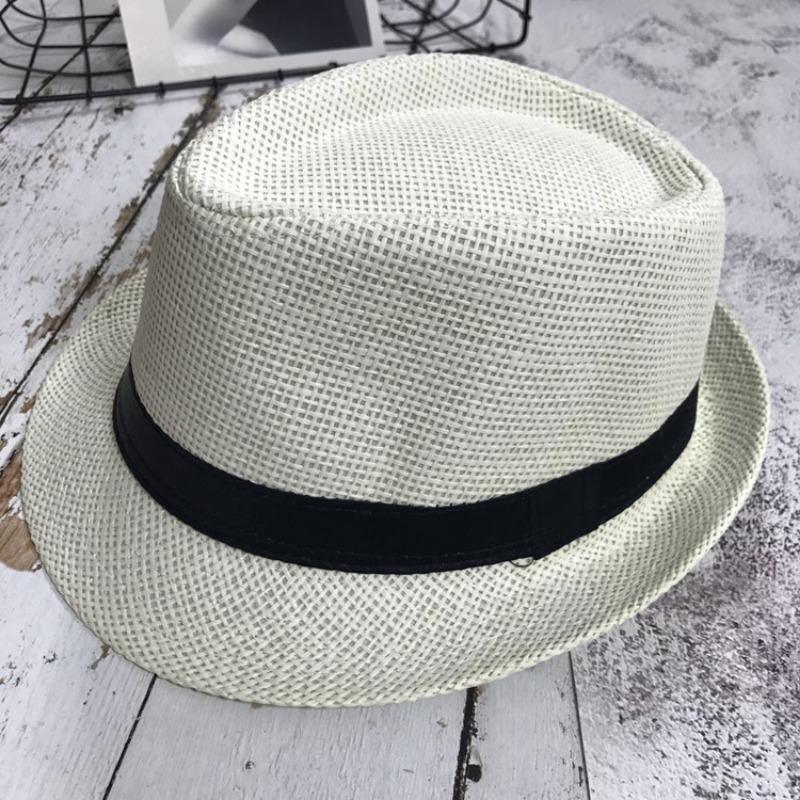 Children Men's Summer Sun Hat Elderly Hat Jazz Hat Outdoor Sun Protection Shade Parent-child Hat