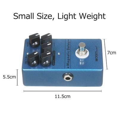 MOSKYaudio Delay Reverberation Effektpedal Gitarreneffekte Delay-Effektpedal