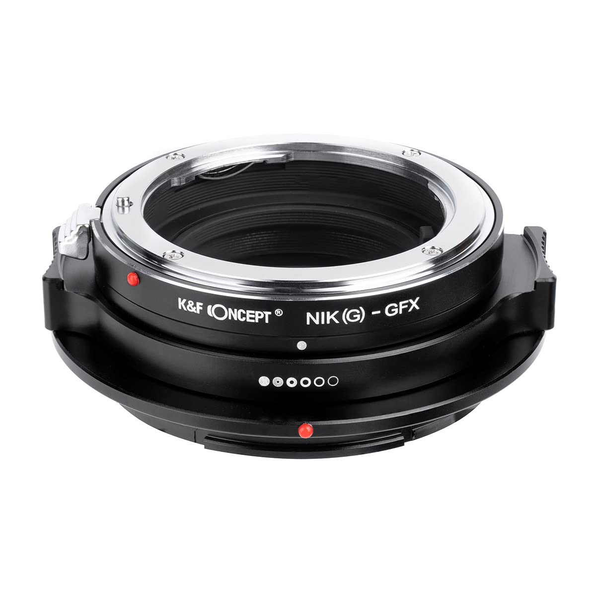 

Concept Lens Mount Adapter Lens to Fujifilm GFX with Aperture Ring K&F KF-NGG (Nikon F-Mount (G-Type Compatible) G-Mount)