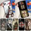 Templar Knight Cover Case For iPhone 16 15 14 Pro Max 15 14 13 12 11 Pro Max XS 12 13 Mini 15 Plus Fundas