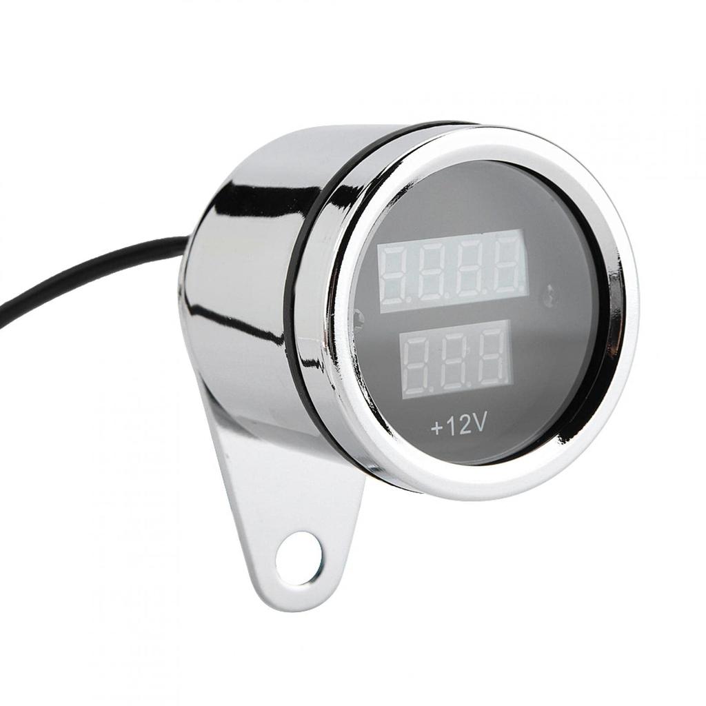 Yctze Tachometer Electronic Tachometer Tachometer Gauge Motorcycle Tachometer LED Tachometer Motorcycle Odometer Motorcycle Speedometer