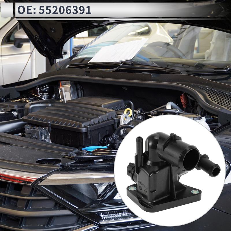 X Autohaux Engine Coolant Thermostat Housing Assembly for Vauxhall Corsa for Astra Meriva