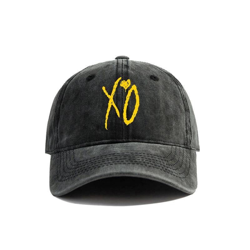 XO The Weeknd Baseballkappe Used Look Hüte Kappe Unisex Retro Outdoor Sommer Verstellbar Papa Hut MZ-390
