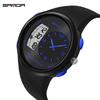 Sanda Men's Waterproof Multifunctional Luminous Sports Watch