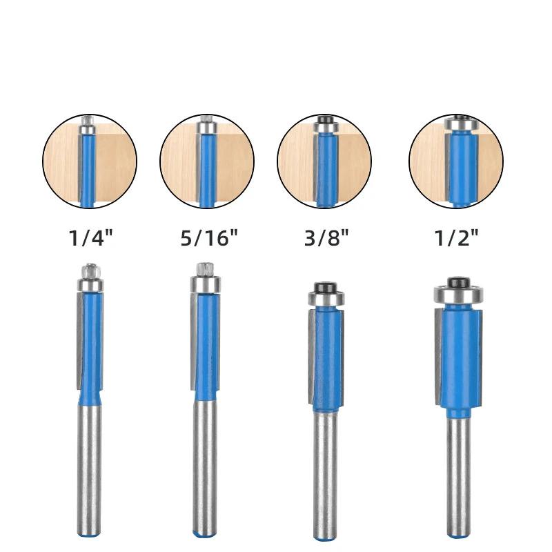 Cuțit drept cu două margini, 8mm, cu lagăr, aliaj, freză pentru prelucrarea lemnului, mașină de gravat, instrument de tăiere