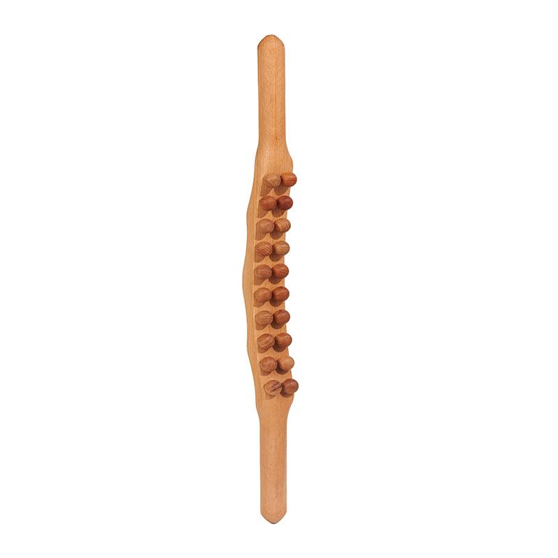 Wooden GuaSha Stick Beech Wood Therapy Back Shoulder Neck Waist Massage Tool Fat Burner Meridian Cellulite Scraper Body Slimming
