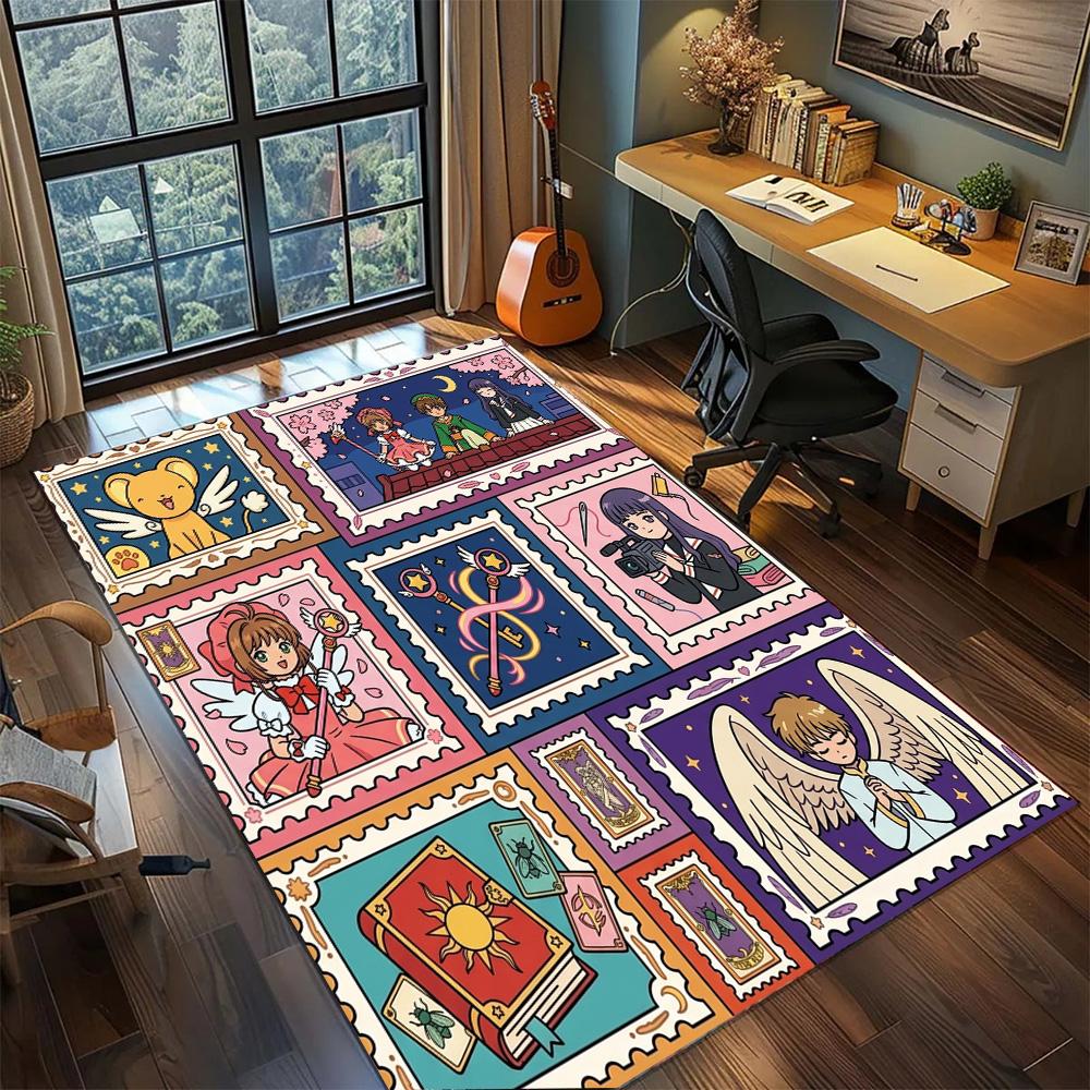 Cardcaptor Sakura Non Slip Decorative Floor Mat Large Area Washable Rug Carpet Gamer Bedroom Home.-TING