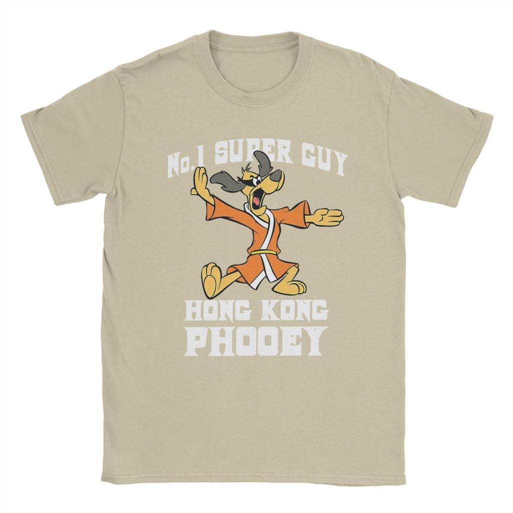 Men T-Shirt Hongs Kongs Phooey Fashion Cotton Tee Shirt Short Sleeve T Shirts Round Neck Clothing Unique