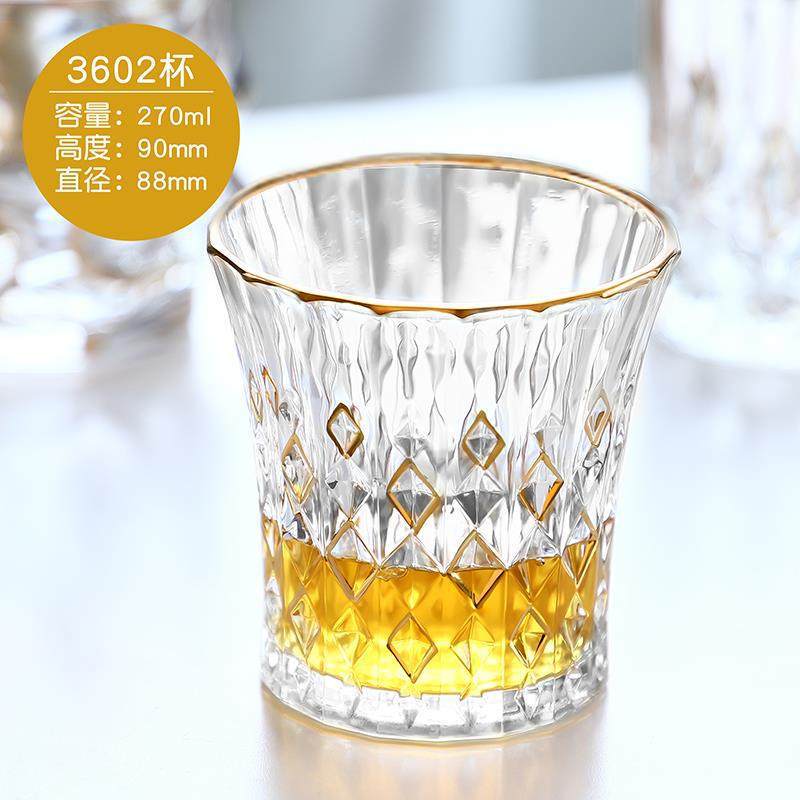 Crystal Cup, Painted Gold, Whisky Cup, Foreign Wine Cup, Phnom Penh Cup, White Wine Cup, White Wine Cup, Juice Cup,