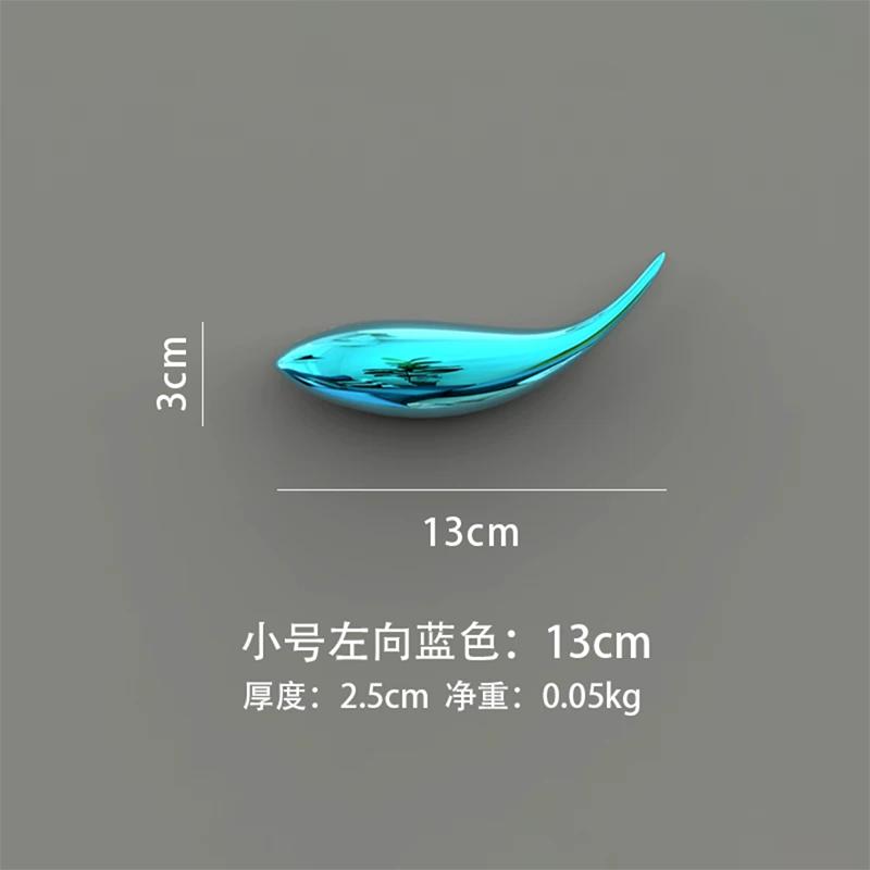 Creative Wall Decoration Restaurant Bedroom Background Golden Fish Decorative Pendant Wall Decoration Stereoscopic Wall Hanging